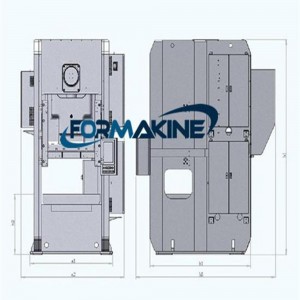 H Frame Single Crank Servo Stamping Press