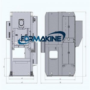 Einkurbel-Servo-Stanzpresse mit H-Rahmen