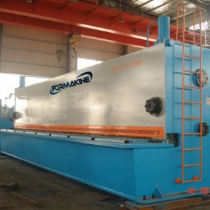 Máquina cortadora de guillotina de placa CNC de alta precisión